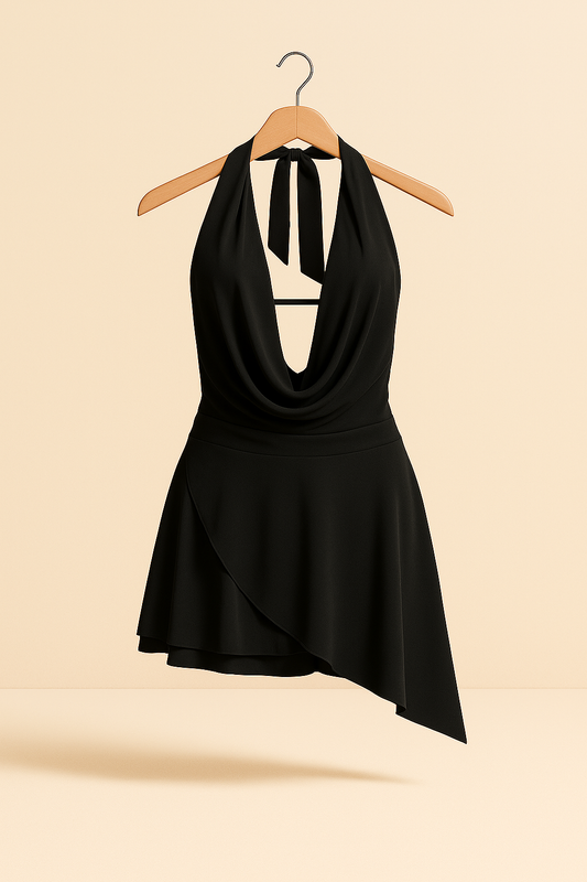 Vestido Halter sin Espalda – Look Veraniego