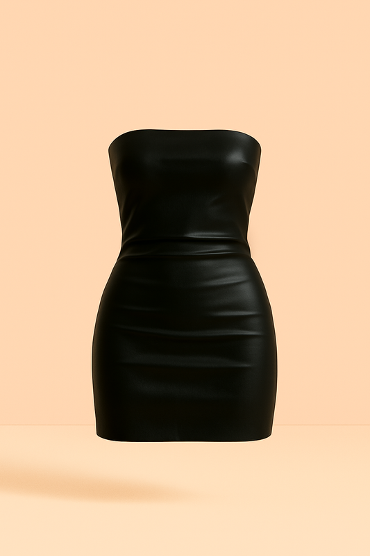 Vestido Negro de Fiesta – Estilo Ceñido