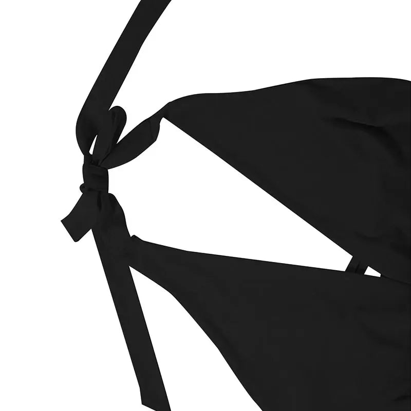 Minivestidos de verano para mujer, moda lisa, sin mangas, Sexy, sin espalda, pecho bajo, cuello en V, vestidos Halter, ropa de calle informal, vestido femenino