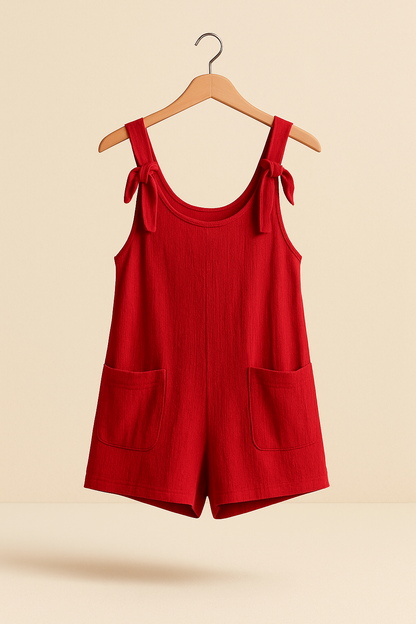 Mono Veraniego Casual con Bolsillos para Mujer