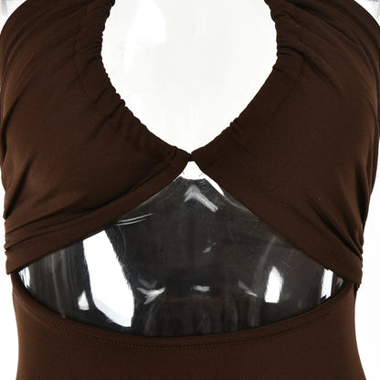 Vestidos sexis sin mangas por debajo de la rodilla con espalda descubierta Para Mujer, vestido ajustado Para fiesta y Club nocturno, Vestidos ceñidos Para Mujer